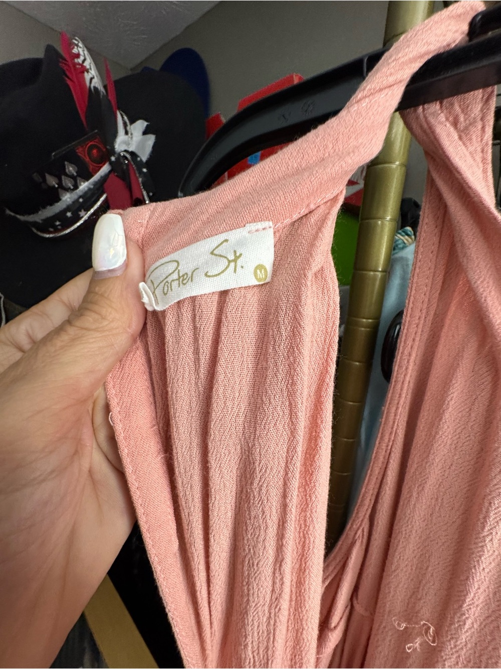 Relaxed Pink Sleeveless Wide-Leg Jumpsuit - Picture 5 of 6